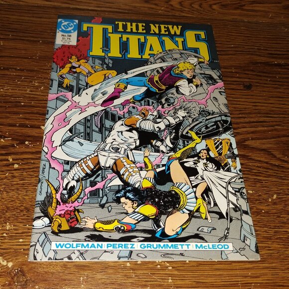 The New Teen Titans #58 (DC comics,1989) - Picture 1 of 3
